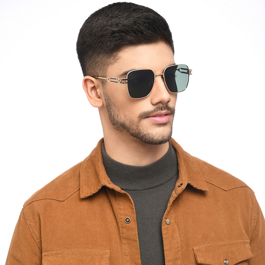 Vincent Chase Online Gold Full Rim Rectangle right side