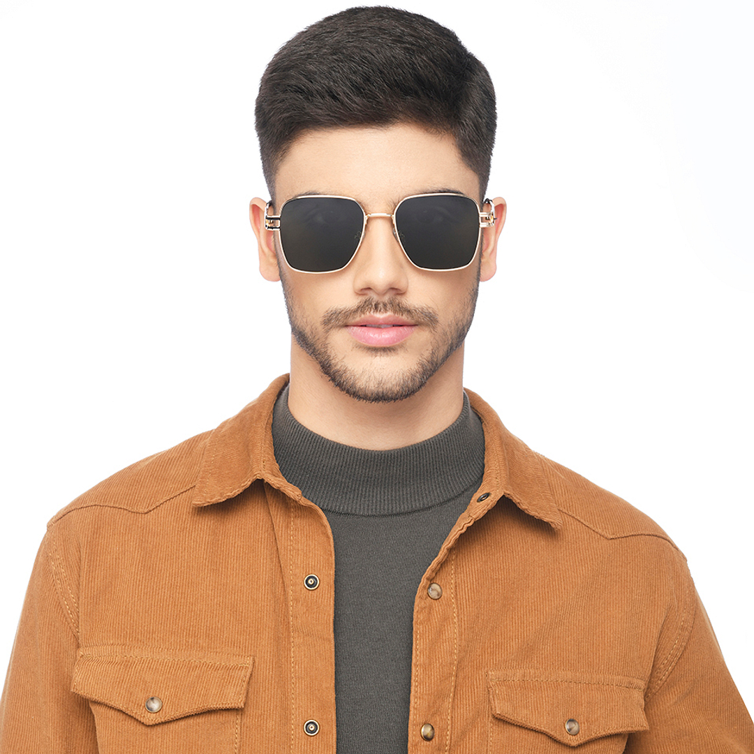 Vincent Chase Online Gold Full Rim Rectangle left side