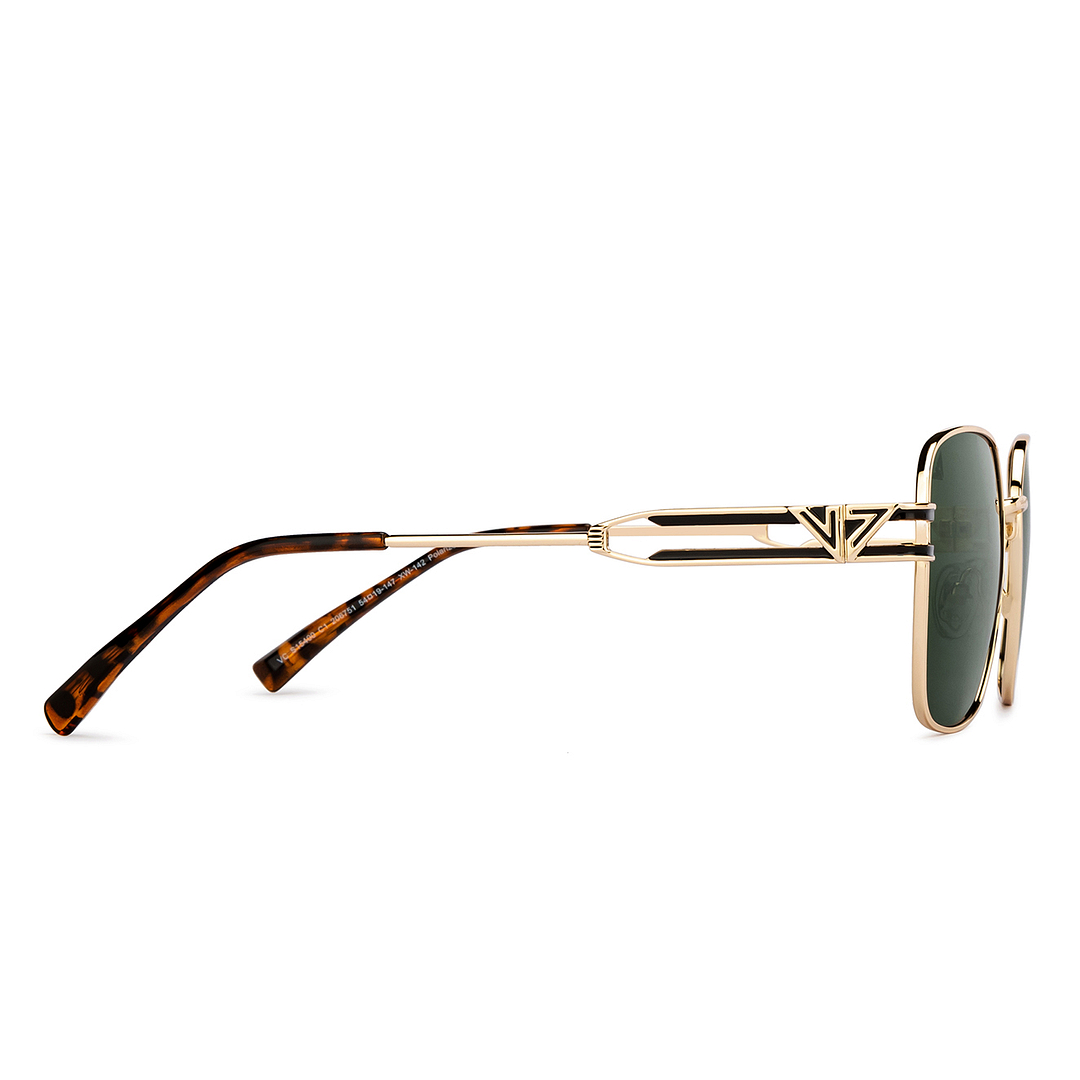 Vincent Chase Online Gold Full Rim Rectangle left side