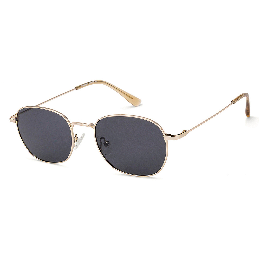 Vincent Chase Polarized Gold Full Rim Round left side