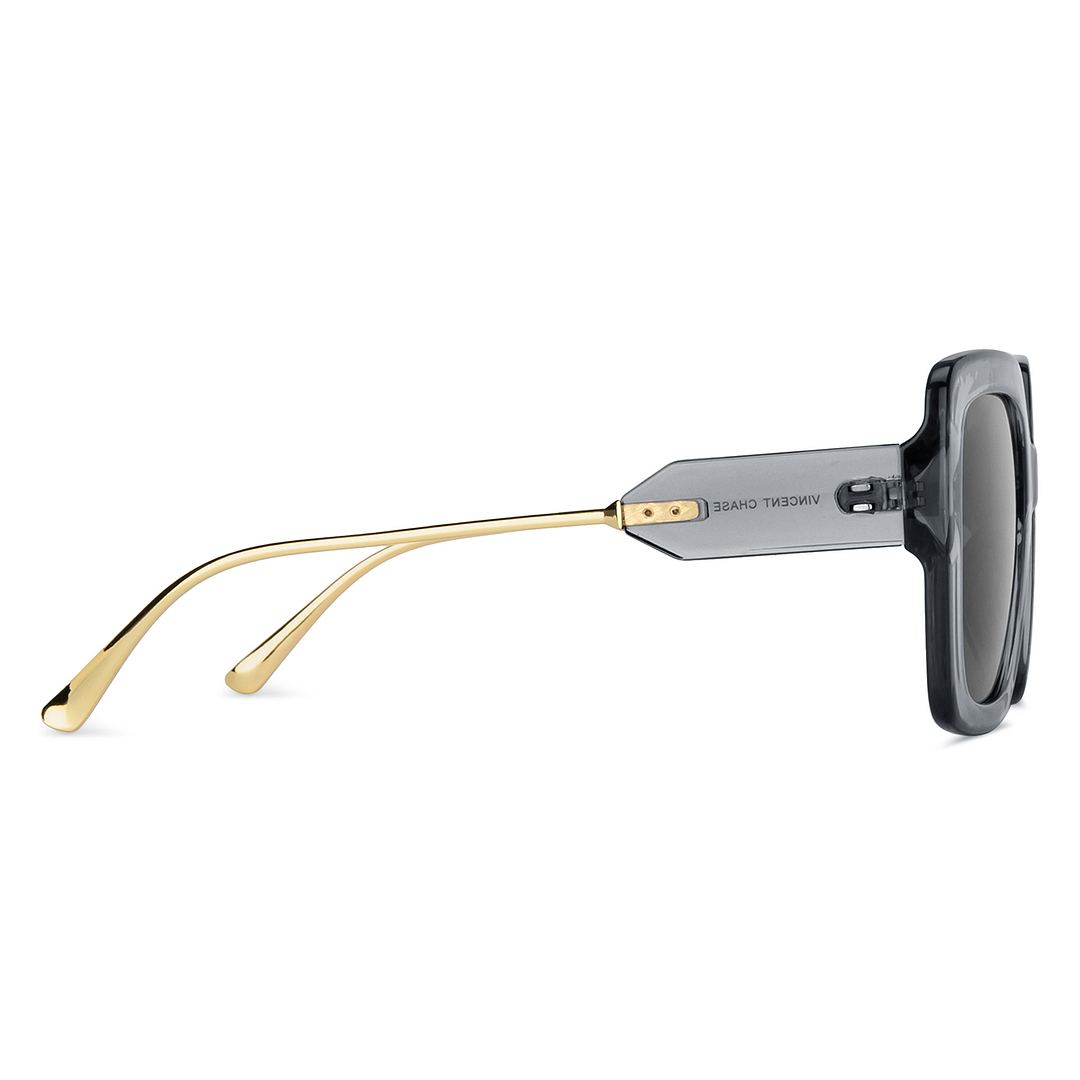 Vincent Chase Online Grey Full Rim Rectangle left side