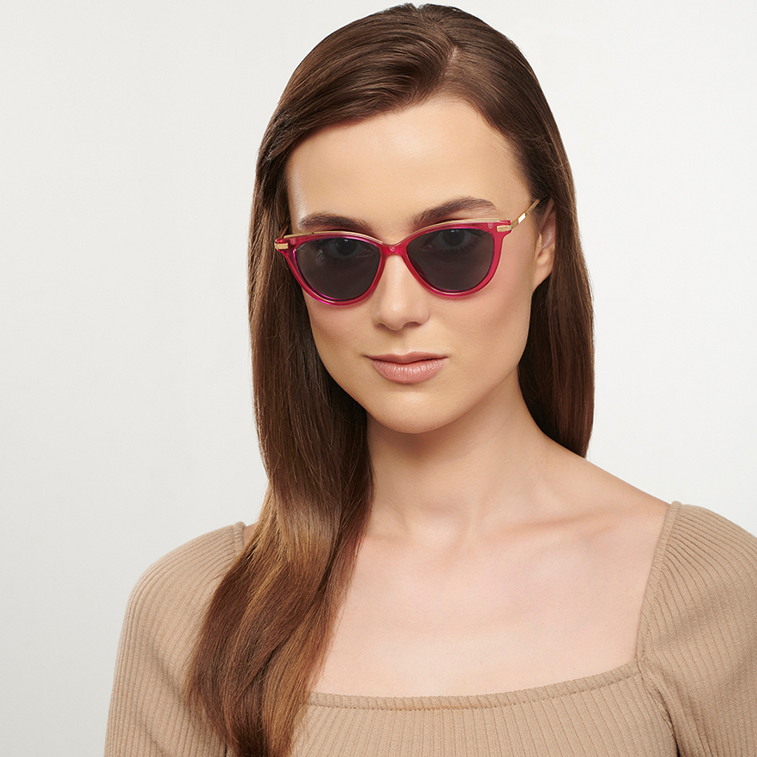 Vincent Chase Online Gold Full Rim Cat Eye left side