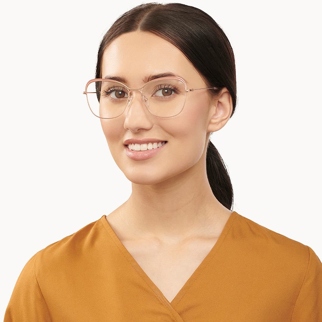 Vincent Chase Online Gold Full Rim Cat Eye right side