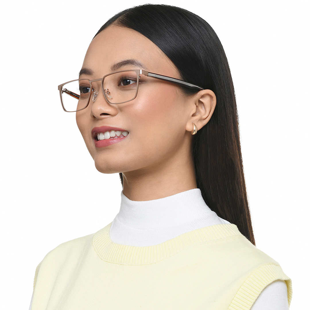 Vincent Chase Online Gold Full Rim Rectangle left side