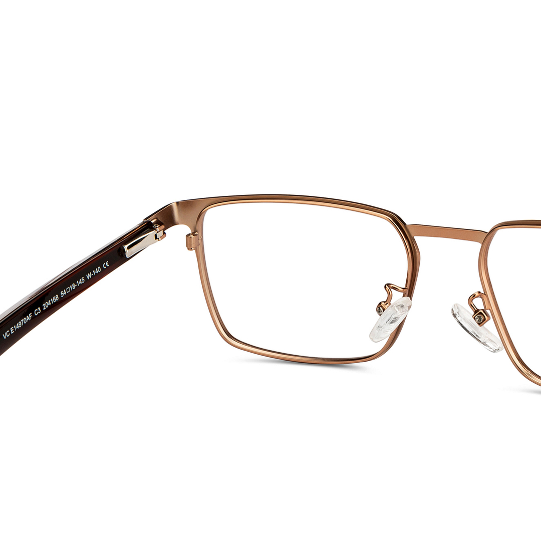 Vincent Chase Online Gold Full Rim Rectangle right side
