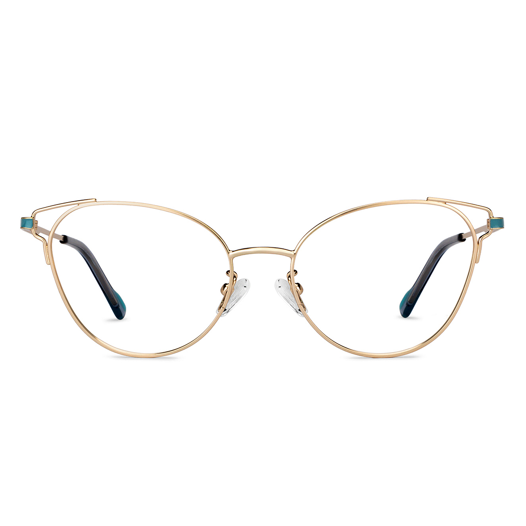 Vincent Chase Online Gold Full Rim Cat Eye right side