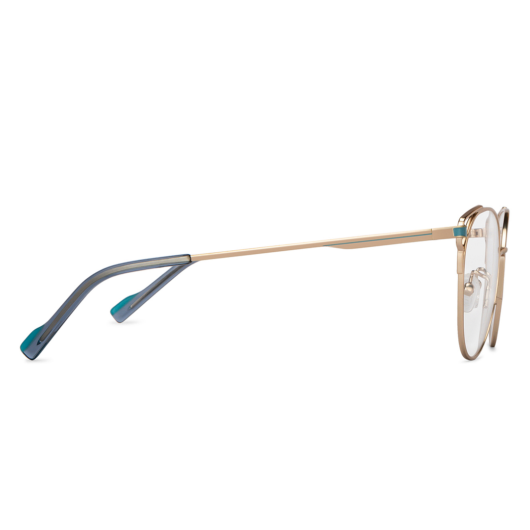 Vincent Chase Online Gold Full Rim Cat Eye left side