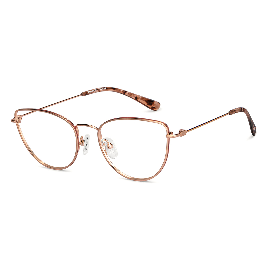 Vincent Chase Online Gold Full Rim Cat Eye right side