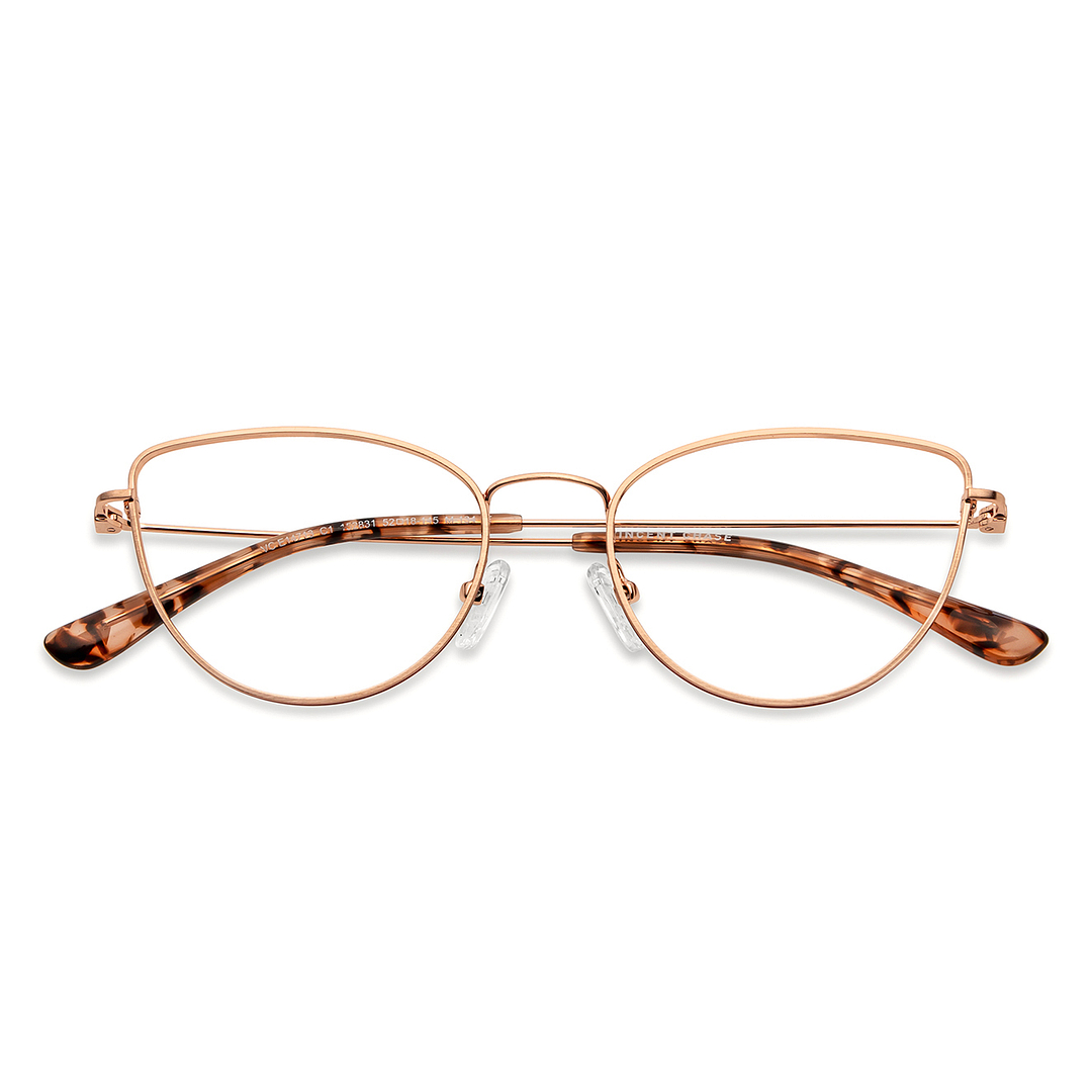 Vincent Chase Online Gold Full Rim Cat Eye left side