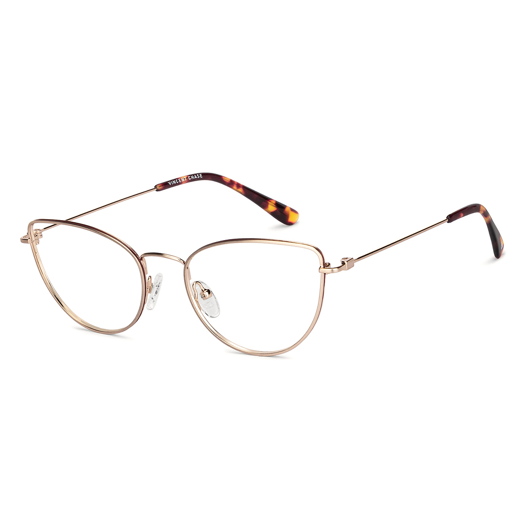 Vincent Chase Online Gold Full Rim Cat Eye right side