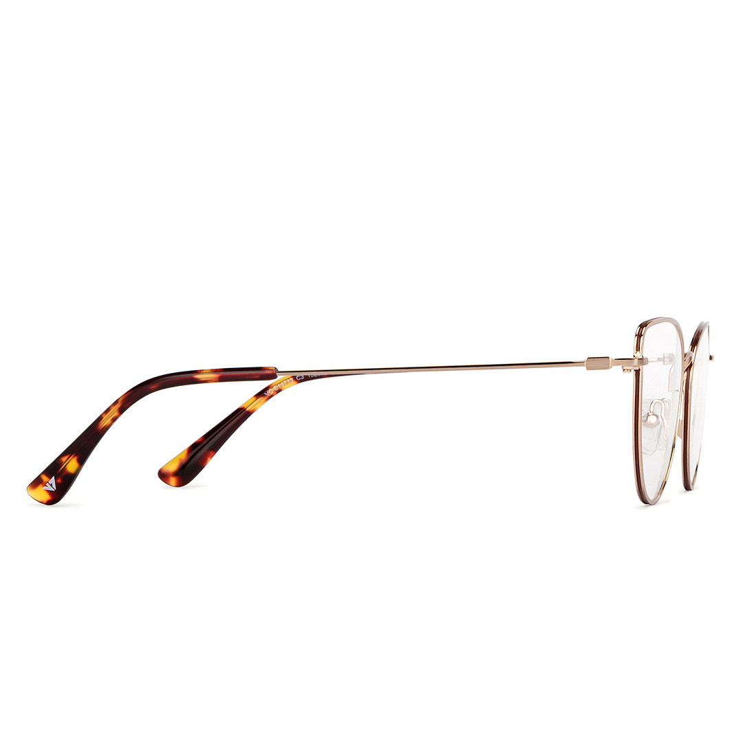 Vincent Chase Online Gold Full Rim Cat Eye left side