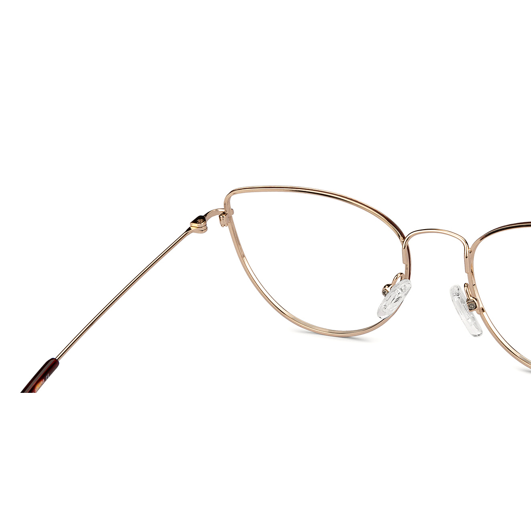 Vincent Chase Online Gold Full Rim Cat Eye right side