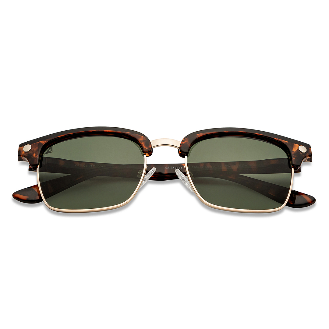 Vincent Chase Online Gold Full Rim Clubmaster left side