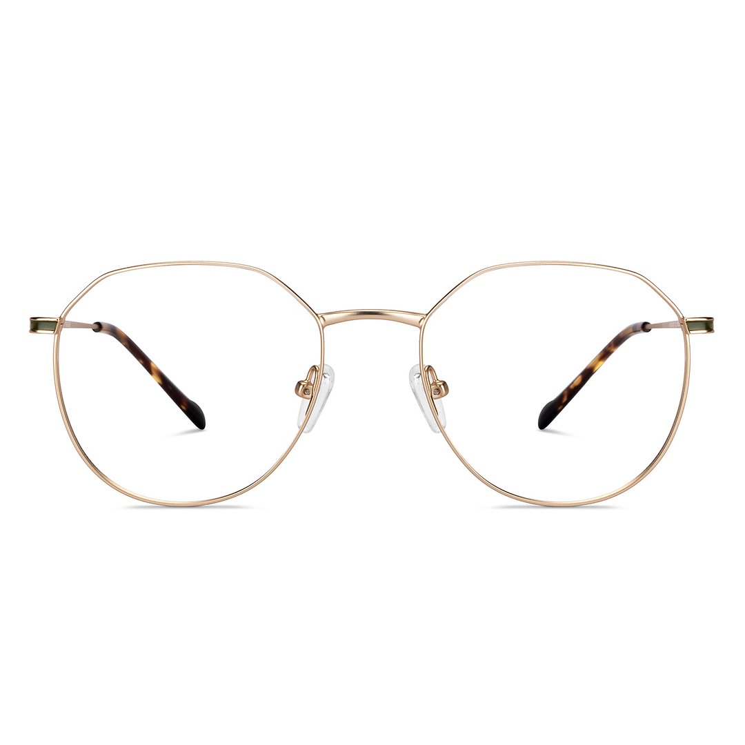 Vincent Chase Online Gold Full Rim Geometric left side