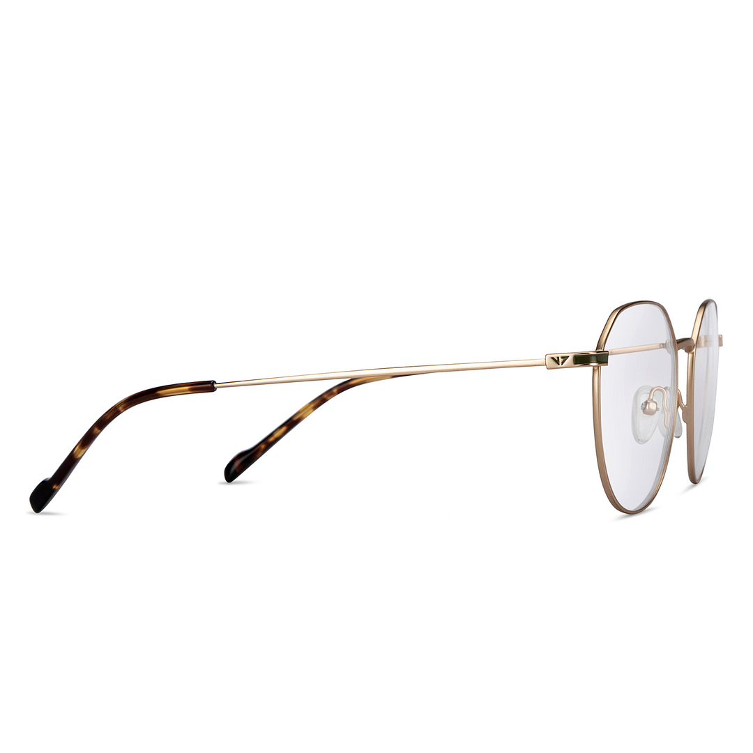Vincent Chase Online Gold Full Rim Geometric left side