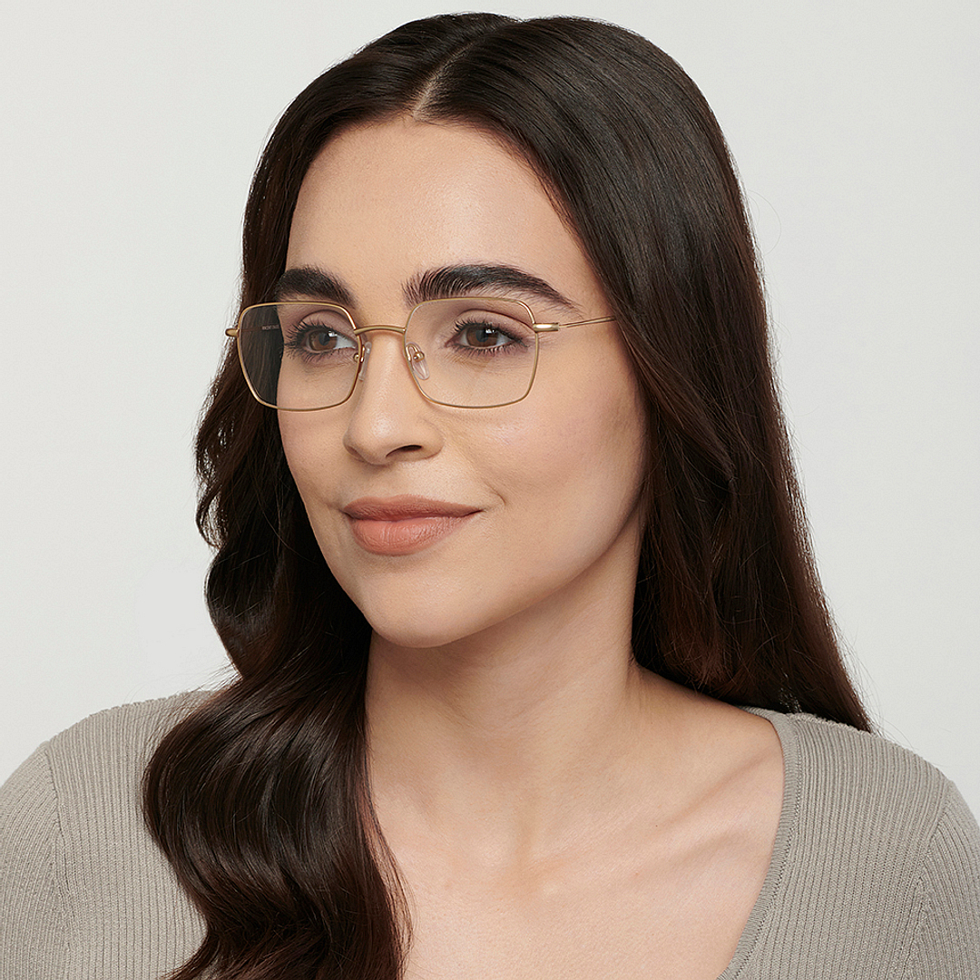 Vincent Chase Online Gold Full Rim Rectangle left side