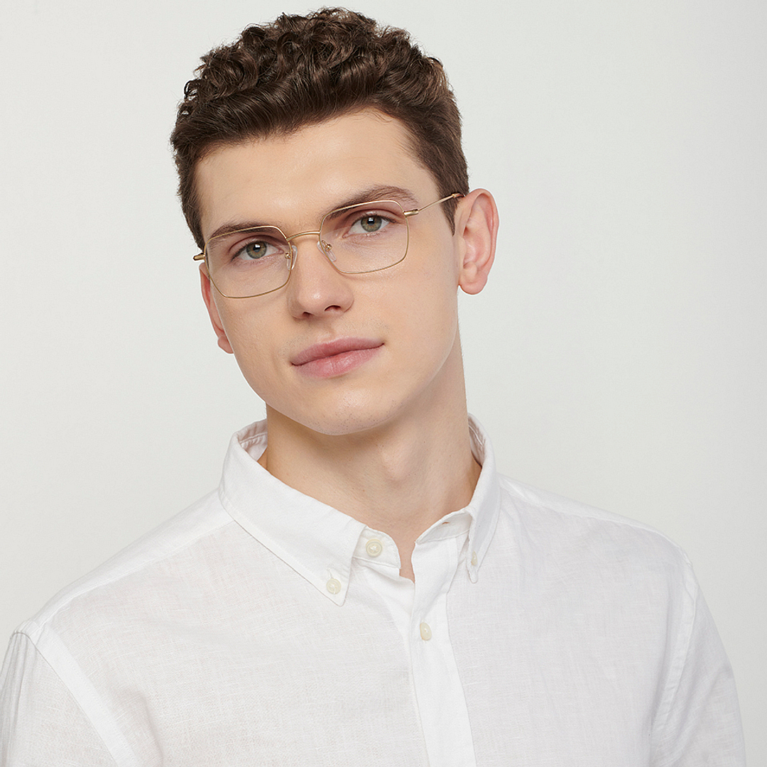 Vincent Chase Online Gold Full Rim Rectangle right side