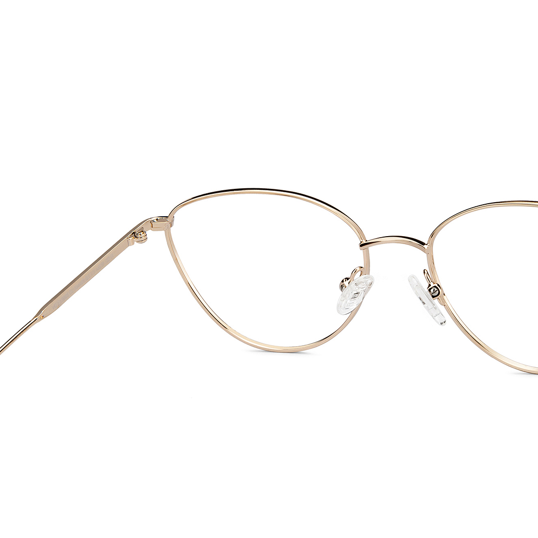 Vincent Chase Online Gold Full Rim Cat Eye right side