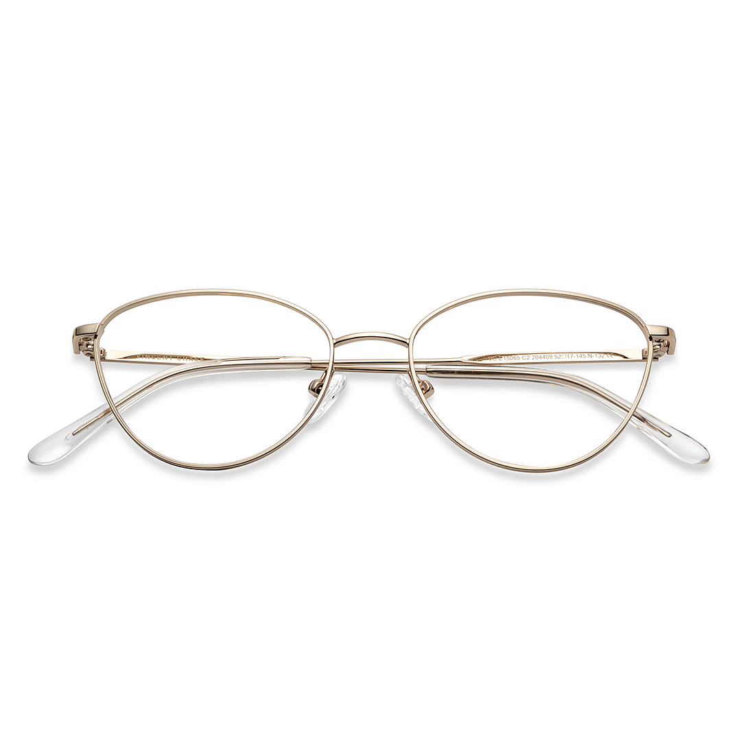 Vincent Chase Online Gold Full Rim Cat Eye left side