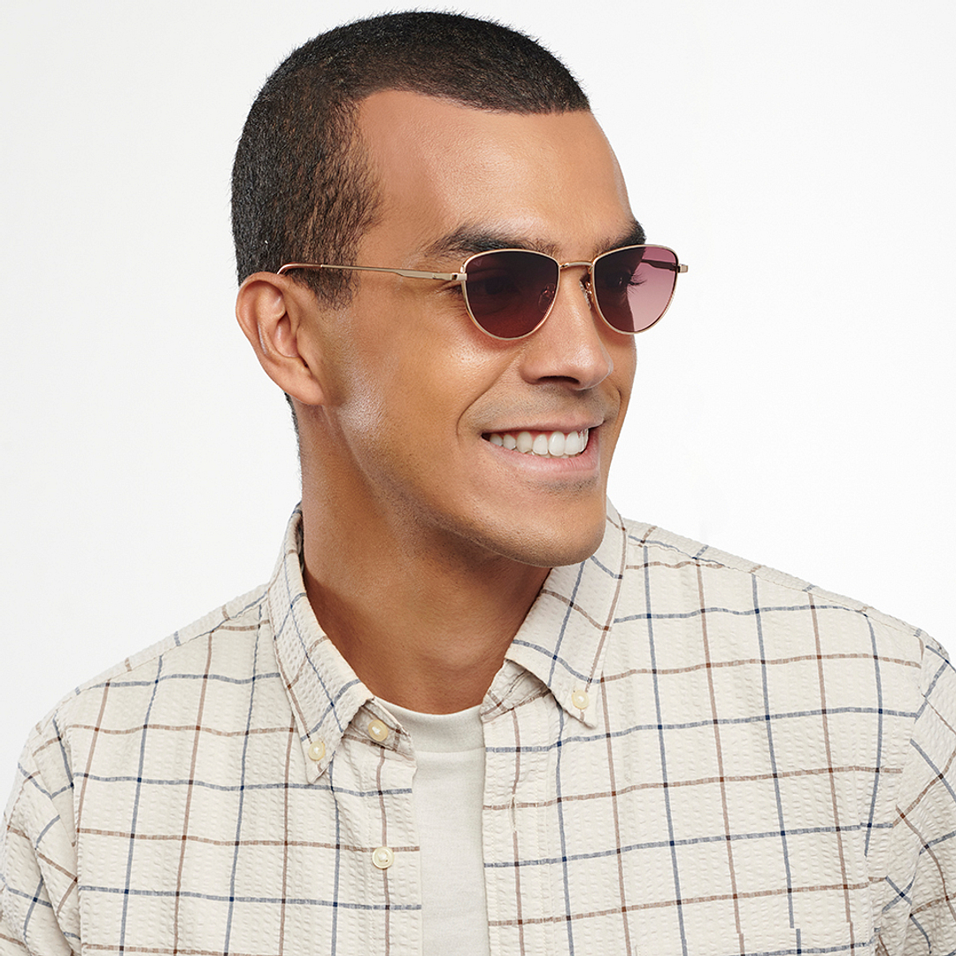 Vincent Chase Online Gold Full Rim Cat Eye right side