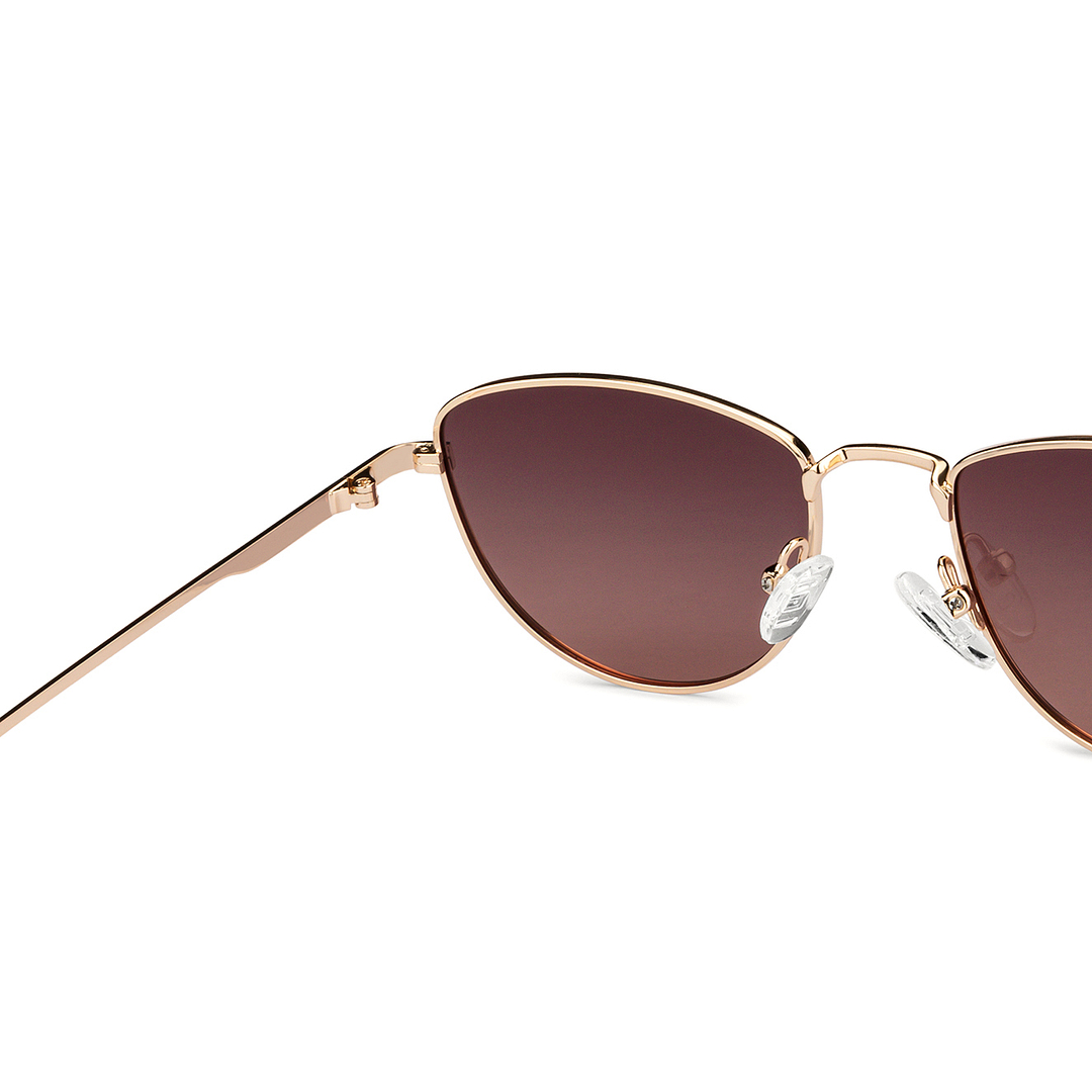 Vincent Chase Online Gold Full Rim Cat Eye right side