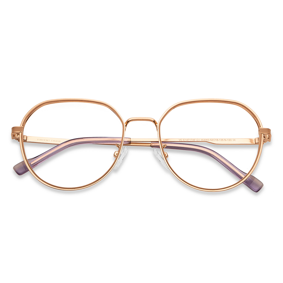 Vincent Chase Online Gold Full Rim Round left side