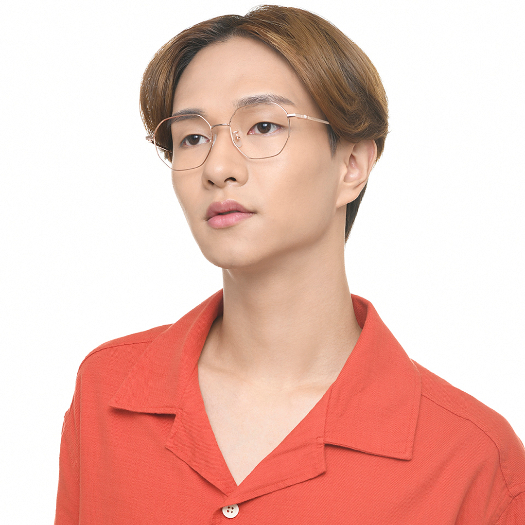 Vincent Chase Online Gold Full Rim Geometric right side