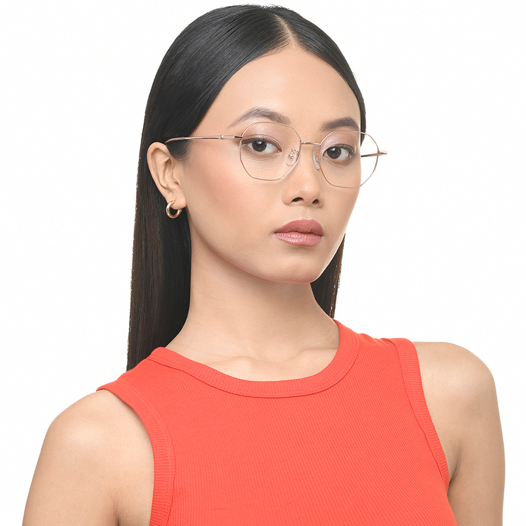 Vincent Chase Online Gold Full Rim Geometric right side