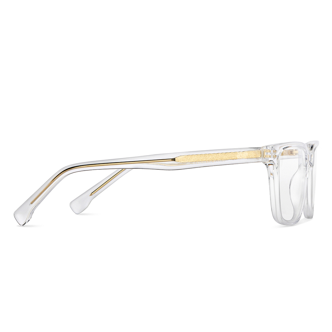 Vincent Chase Online Crystal Transparent Full Rim Rectangle left side