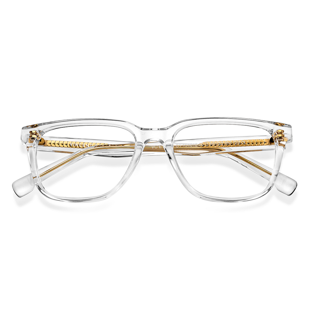 Vincent Chase Online Crystal Transparent Full Rim Rectangle left side