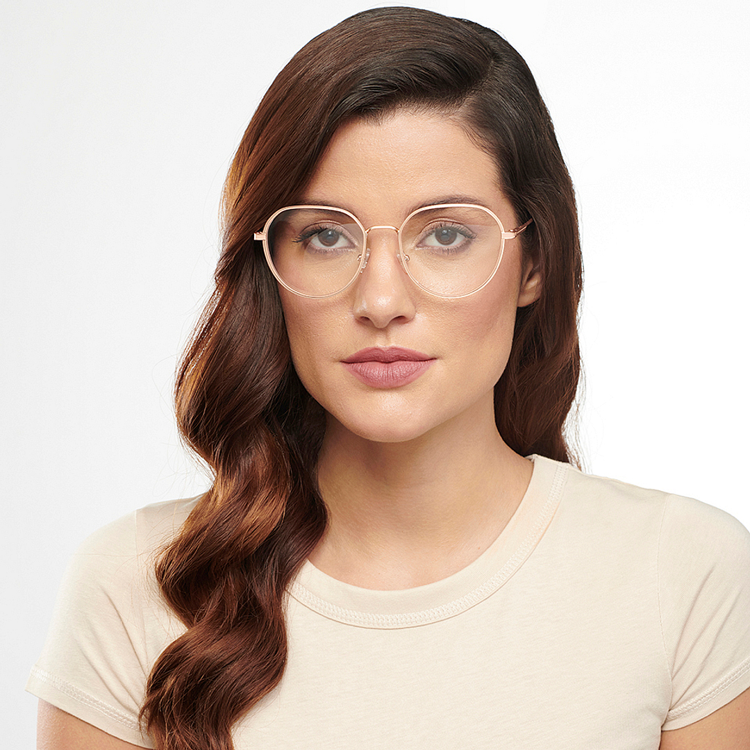 Vincent Chase Online Gold Full Rim Round right side