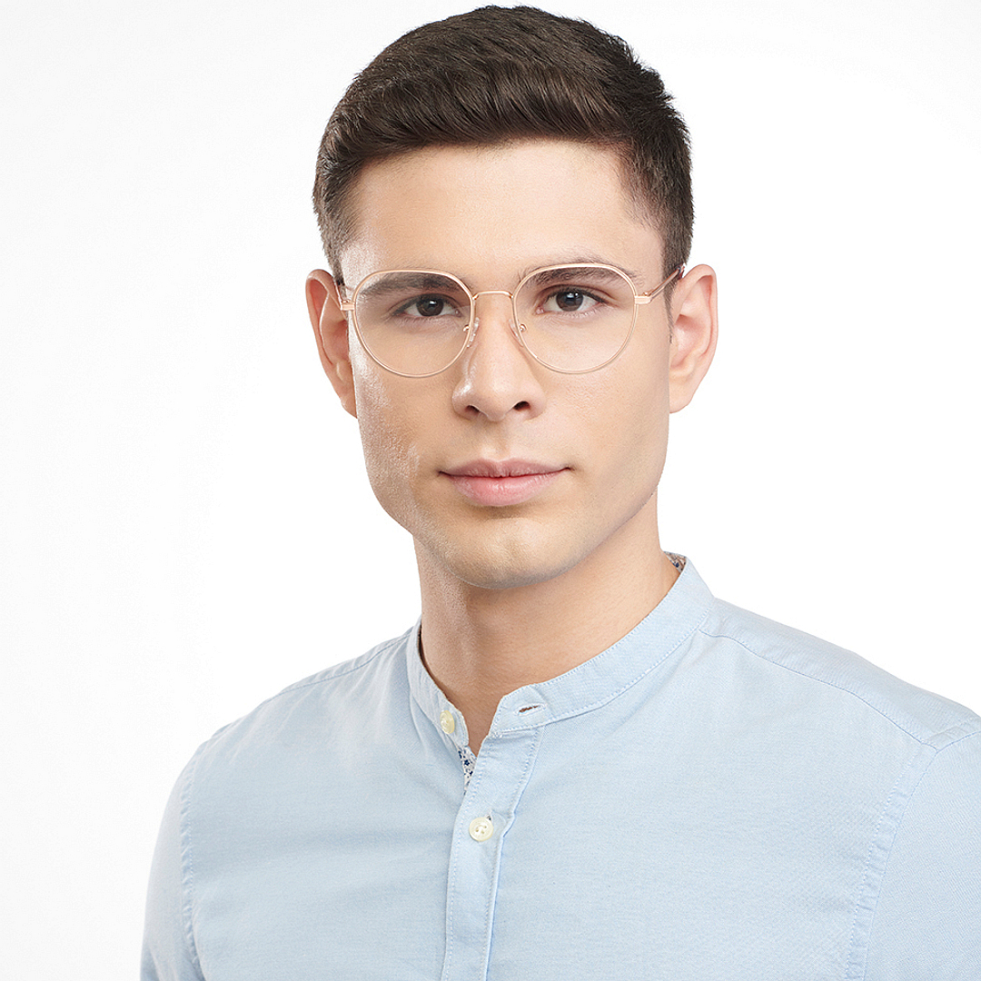 Vincent Chase Online Gold Full Rim Round left side