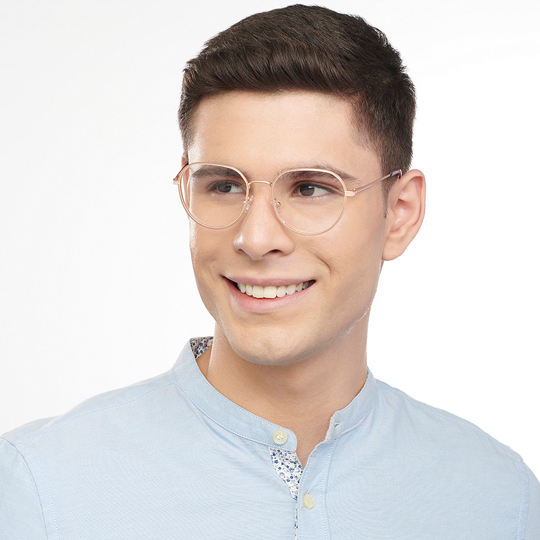 Vincent Chase Online Gold Full Rim Round right side