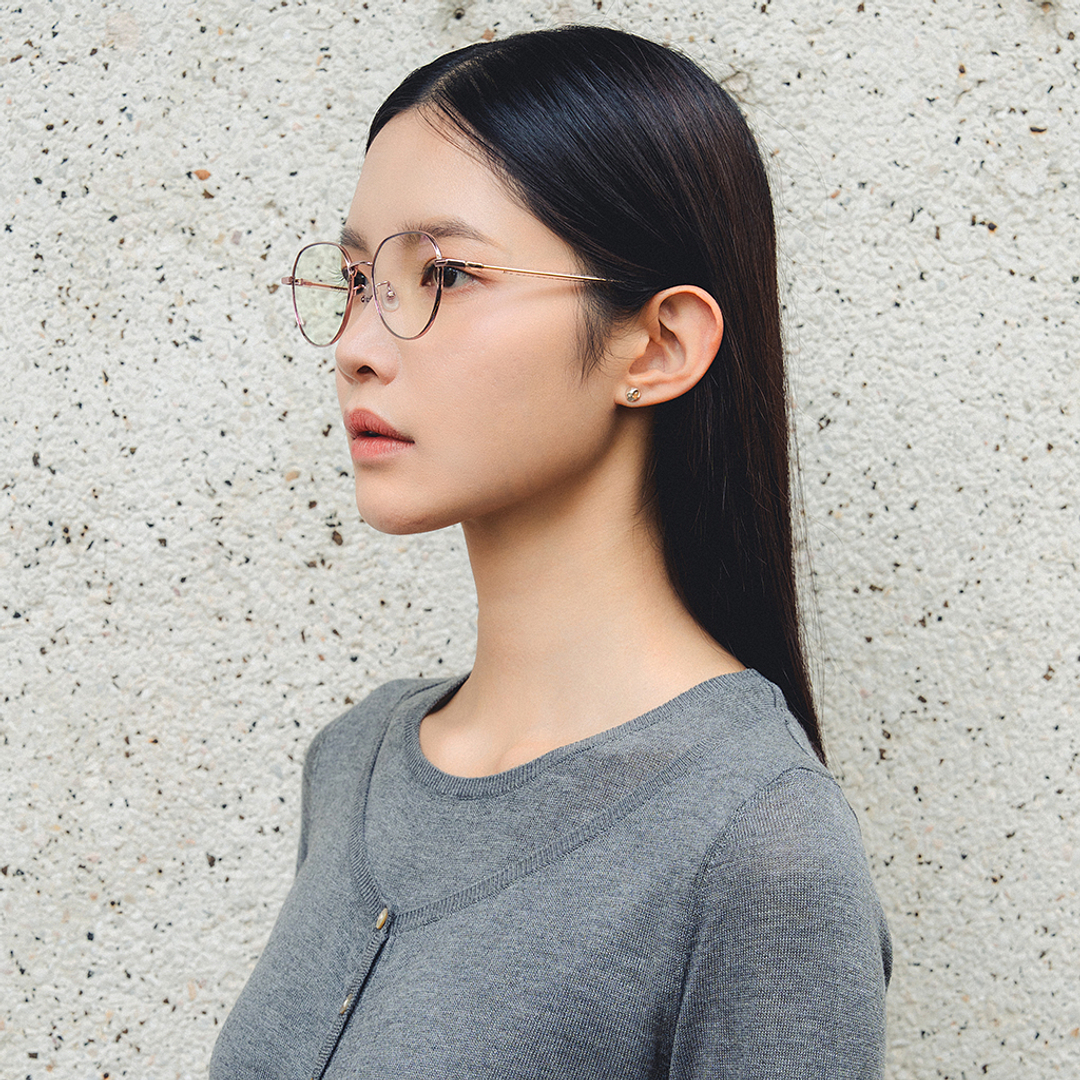 Vincent Chase Online Gold Full Rim Round right side