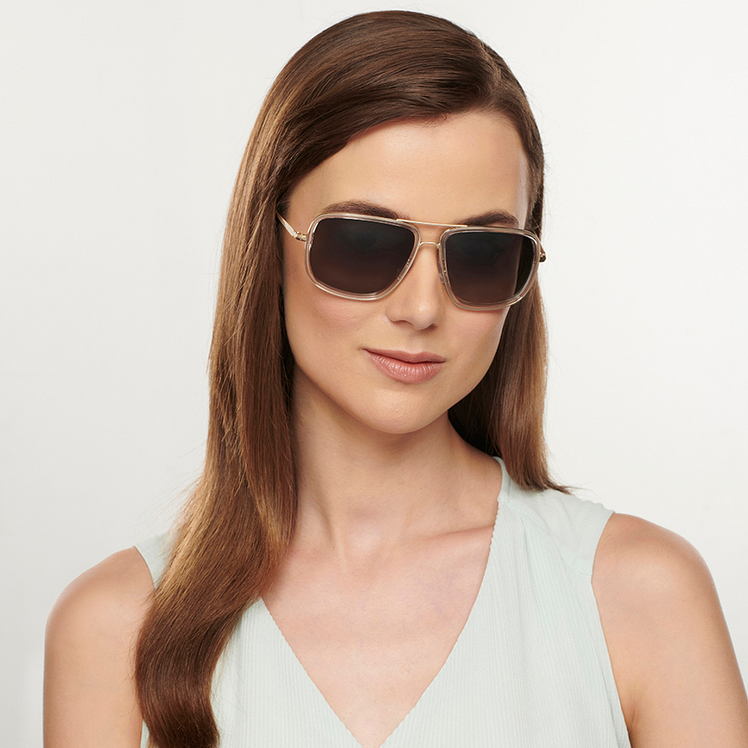 Vincent Chase Online Crystal Full Rim Square left side