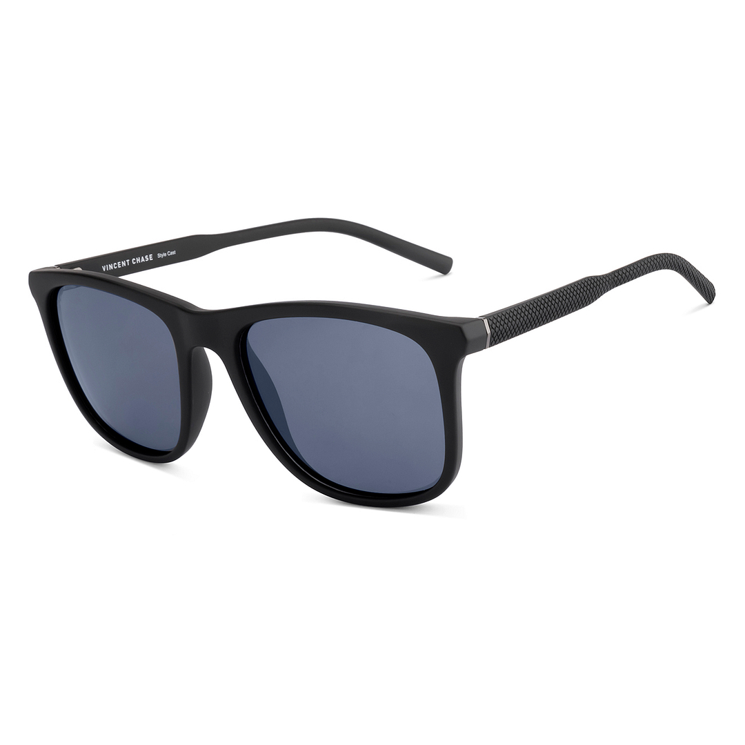 Vincent Chase Polarized Black Full Rim Square right side