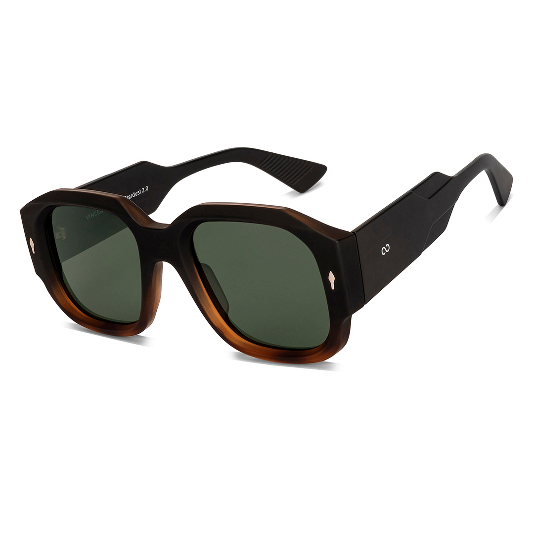 Buy Green Black Full Rim Square Vincent Chase STAR DUST 2 0