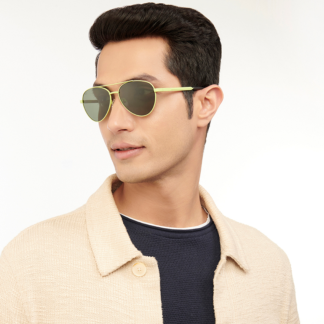 Vincent Chase Online Green Full Rim Aviator right side