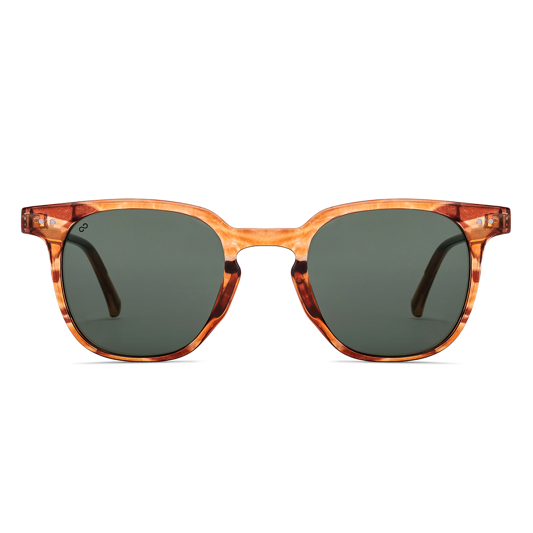 Buy Green Brown Tortoise Full Rim Round Vincent Chase INDOOR