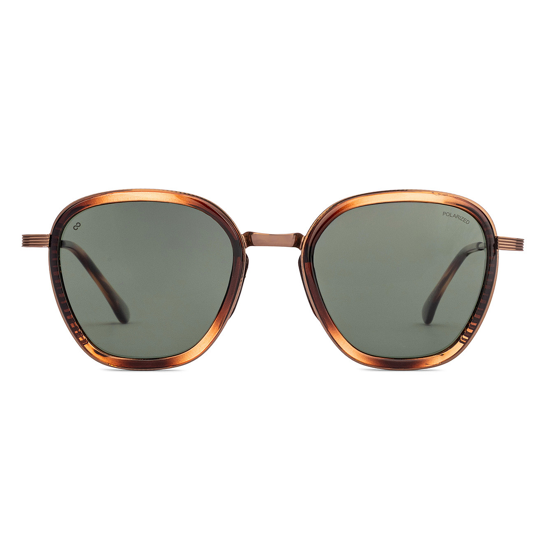 Vincent Chase Polarized Brown Full Rim Geometric right side