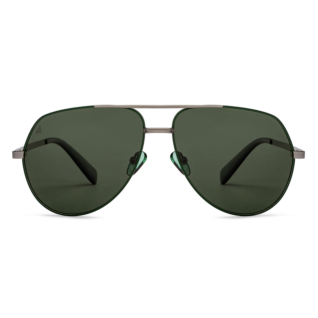 Vincent Chase Online Green Full Rim Aviator right side
