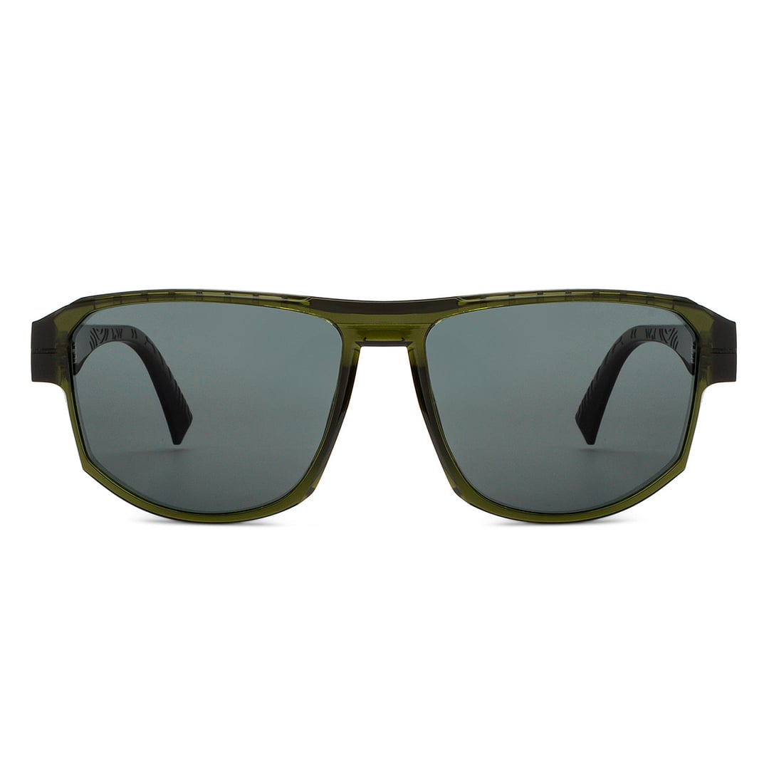 Vincent Chase Polarized Green Full Rim Square left side