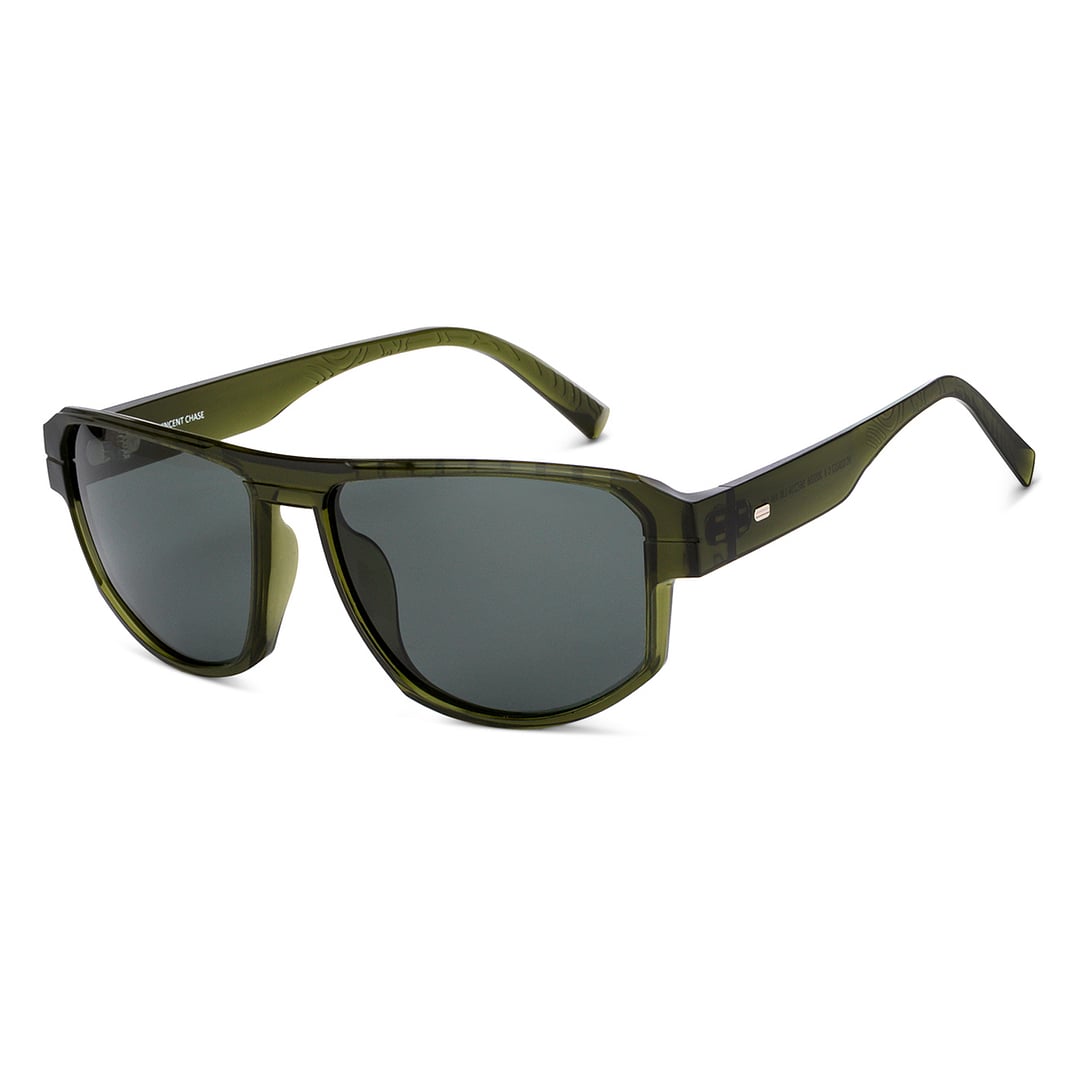 Vincent Chase Polarized Green Full Rim Square right side