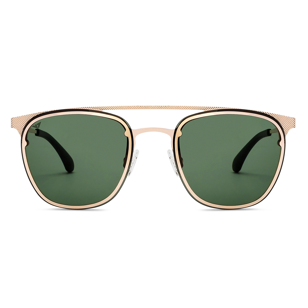 Buy Green Gold Black Full Rim Clubmaster Vincent Chase The Metal