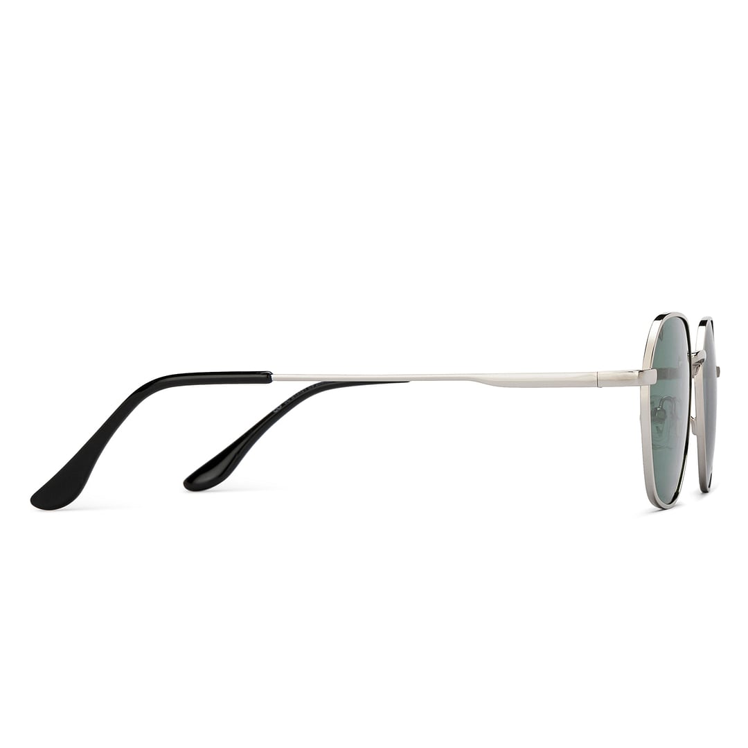 Vincent Chase Polarized Gunmetal Full Rim Geometric left side