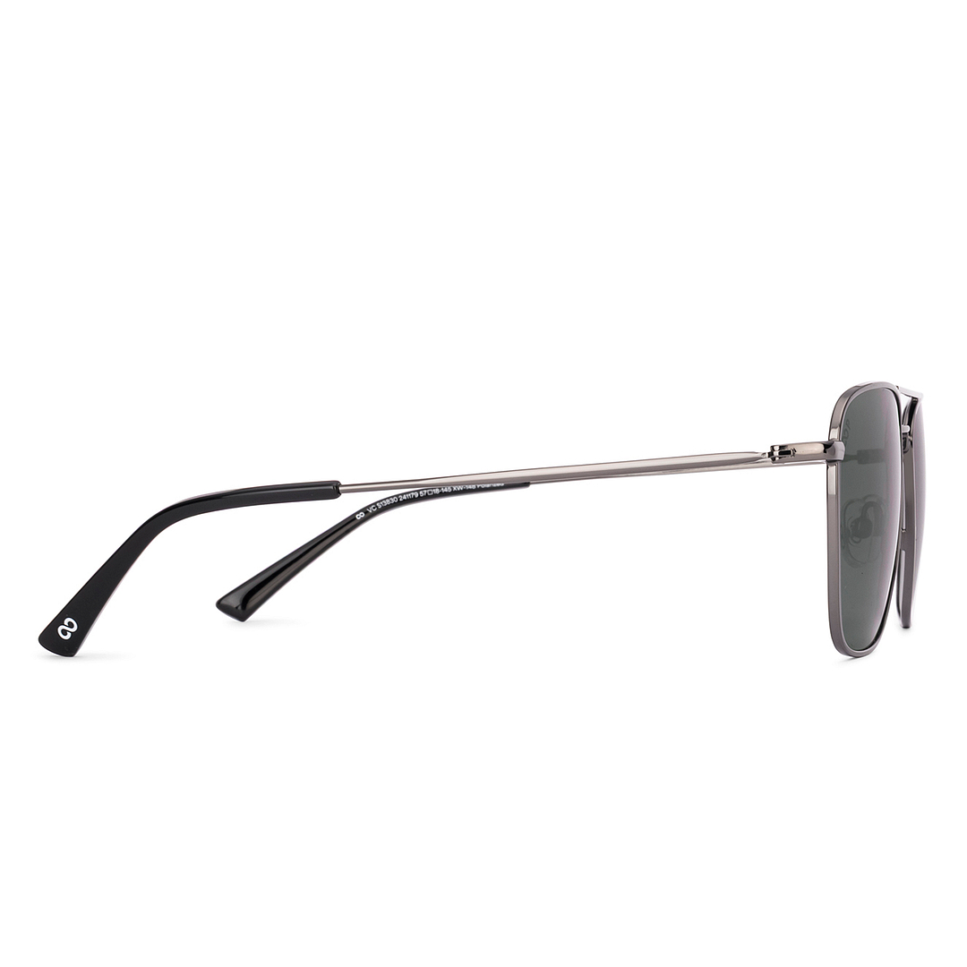 Green Gunmetal Full Rim Square Vincent Chase Polarized Metal VC