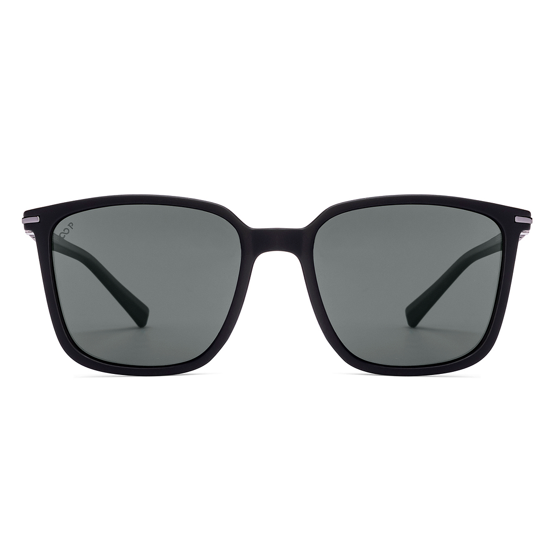 Vincent Chase Polarized Black Full Rim Square right side