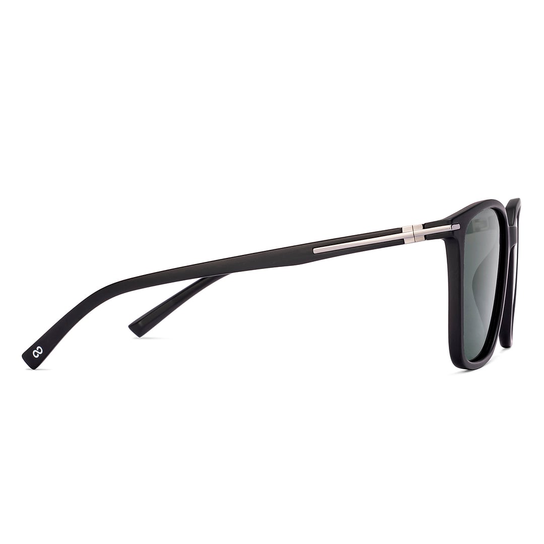 Vincent Chase Polarized Black Full Rim Square left side