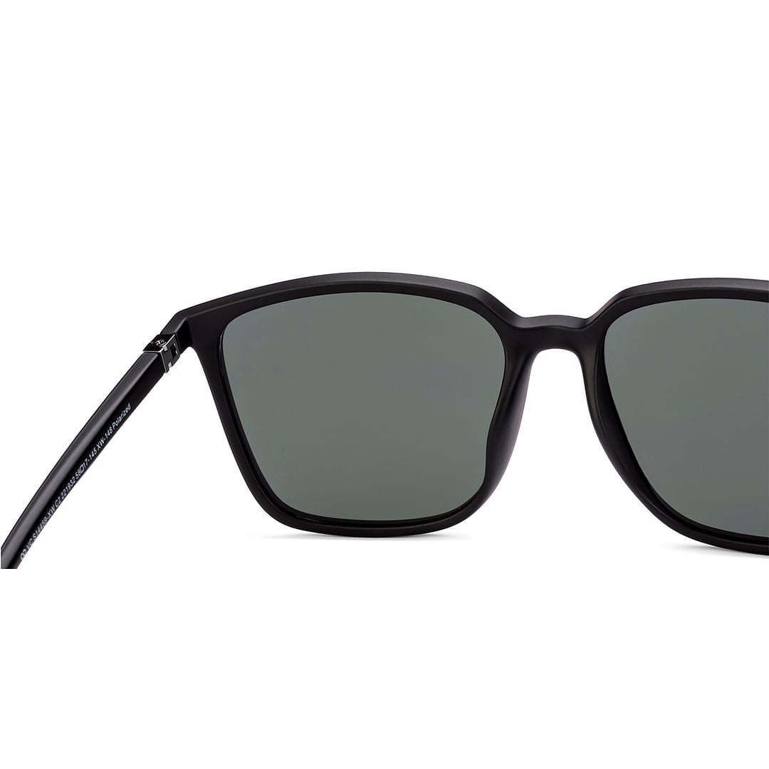 Vincent Chase Polarized Black Full Rim Square right side