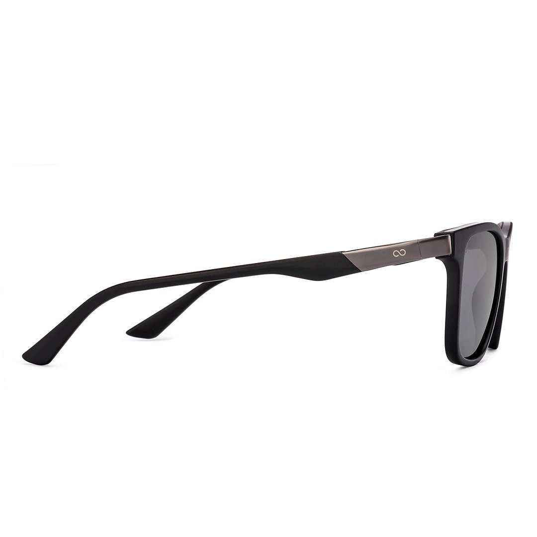 Vincent Chase Polarized Black Full Rim Square left side